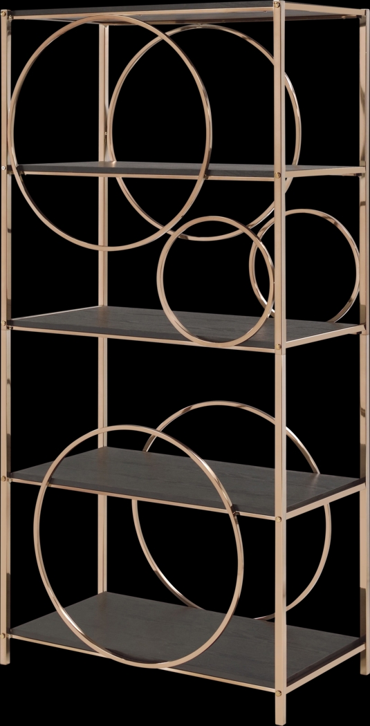 Nalomi Champagne Bookcase - Thumbnail - Image 1