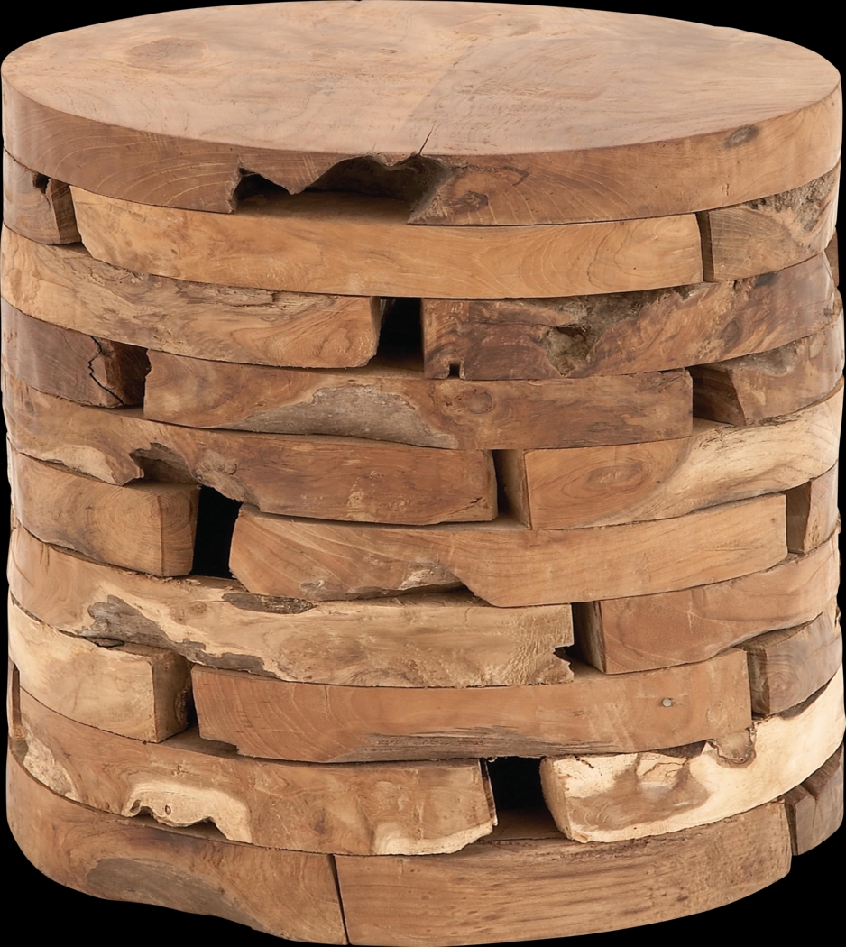 Nalsan Light Brown Accent Table - Thumbnail - Image 1