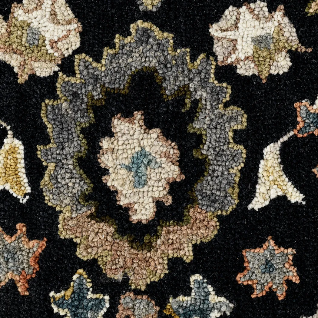 Namie Black 5' x 7'6 Rug - Thumbnail - Image 3