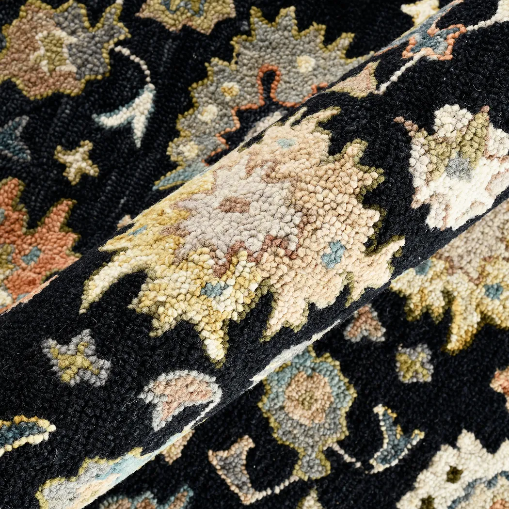 Namie Black 5' x 7'6 Rug - Thumbnail - Image 4