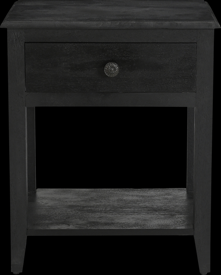 Namo Black Nightstand - Thumbnail - Image 1