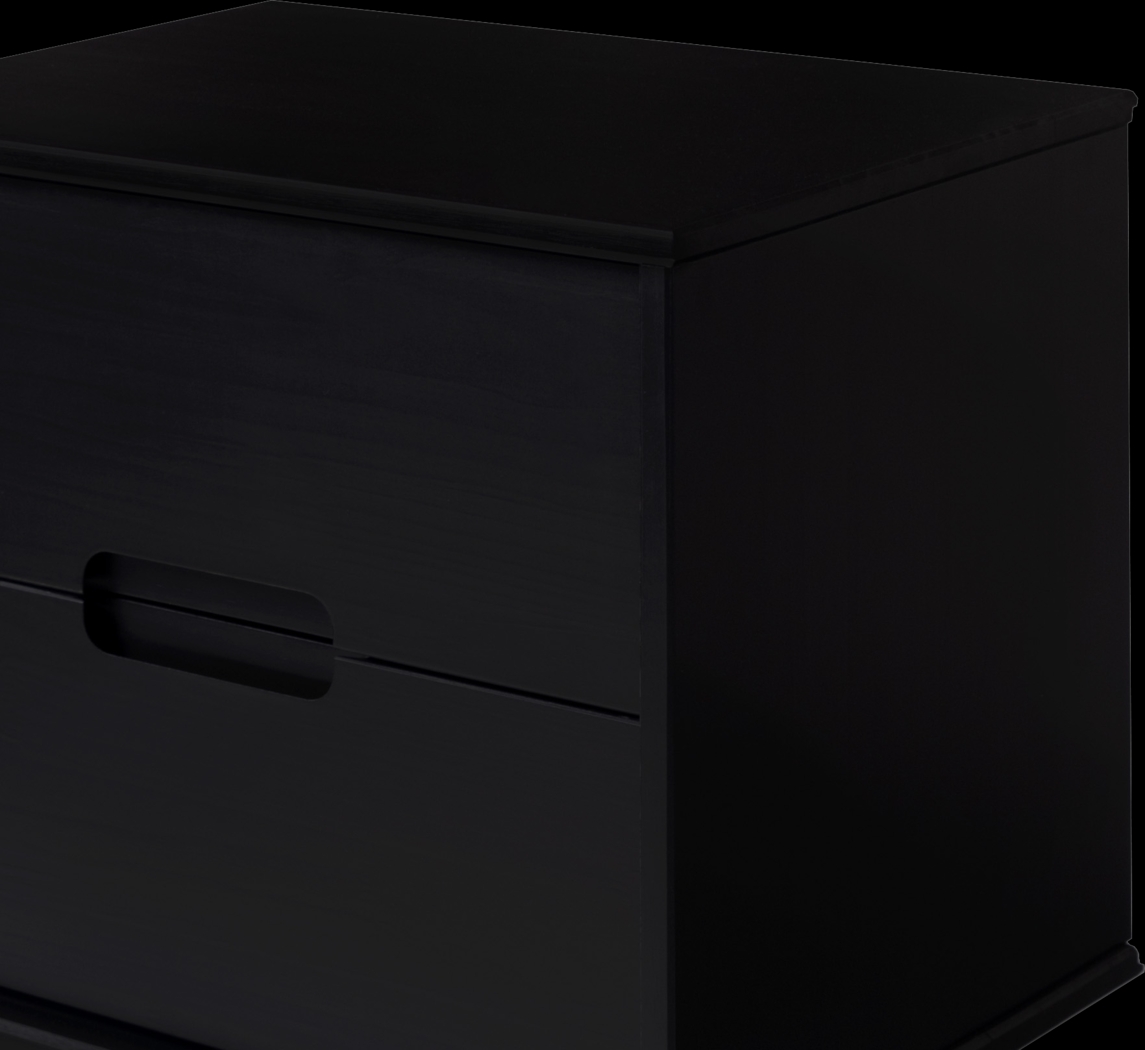 Namora Black Nightstand - Thumbnail - Image 5