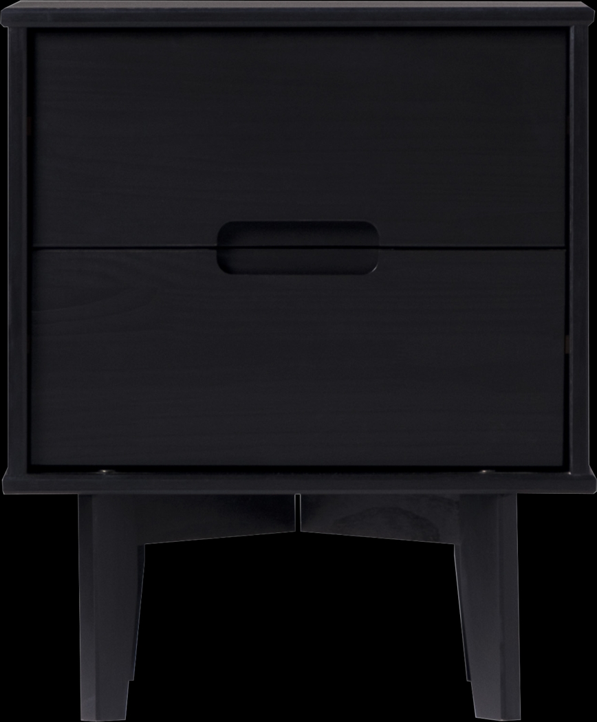 Namora Black Nightstand - Thumbnail - Image 1