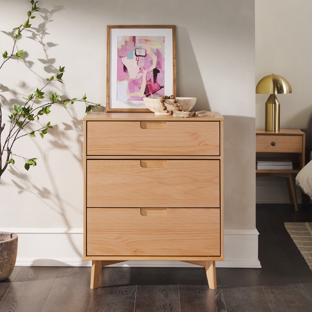 Namora Natural 3 Drawer Dresser - Thumbnail - Image 2