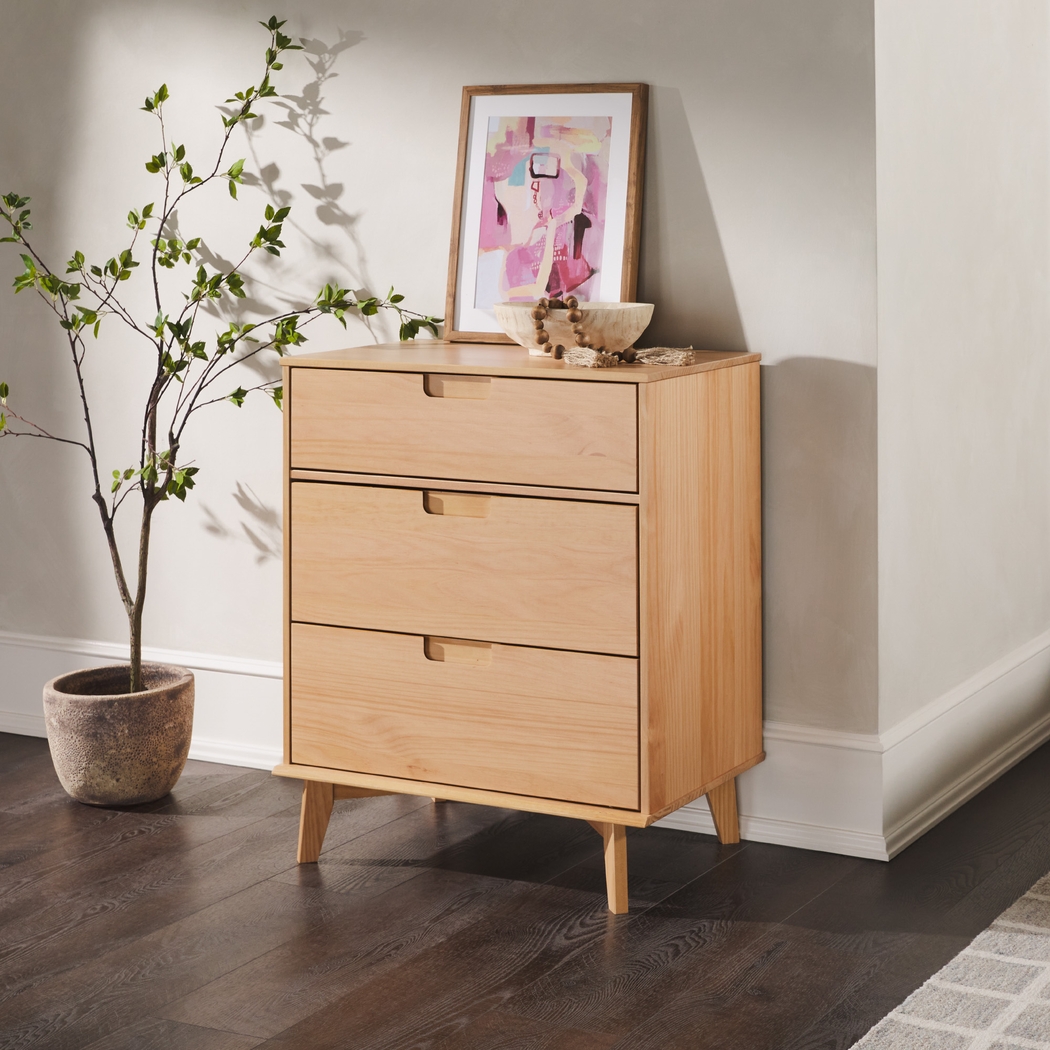 Namora Natural 3 Drawer Dresser - Thumbnail - Image 4