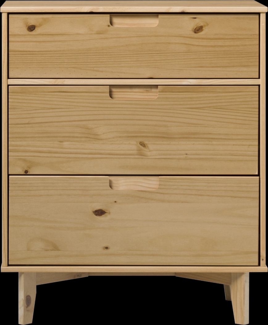 Namora Natural 3 Drawer Dresser - Thumbnail - Image 1