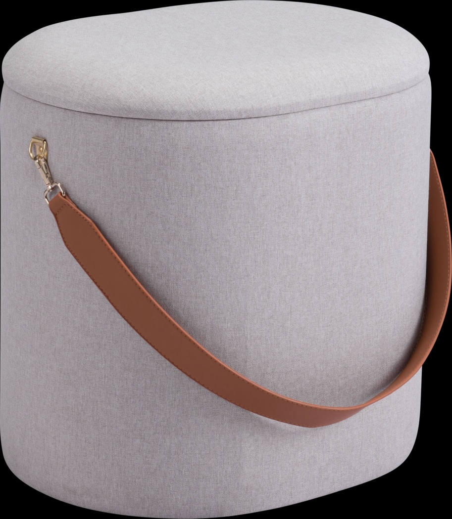 Nanaimo Beige Ottoman - Thumbnail - Image 1