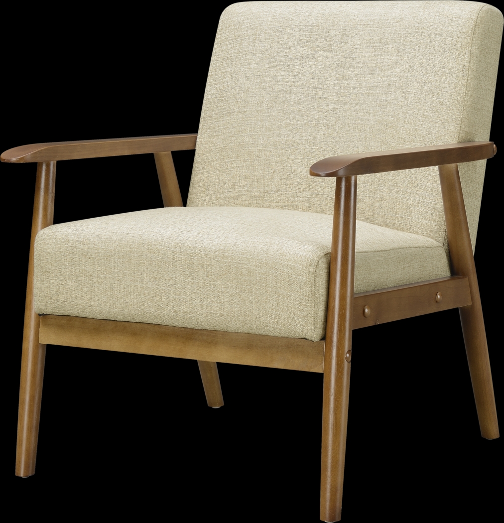 Nandas Beige Accent Chair - Thumbnail - Image 2