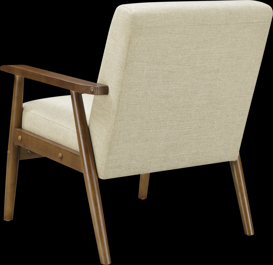Nandas Beige Accent Chair - Thumbnail - Image 3