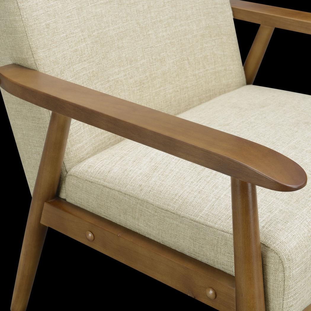 Nandas Beige Accent Chair - Thumbnail - Image 6