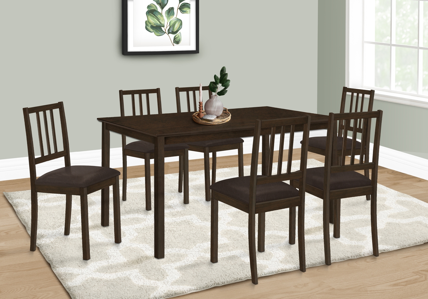 Nankora Espresso Dining Table - Thumbnail - Image 2