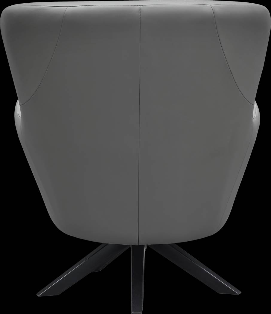 Nanmart Gray Swivel Accent Chair - Thumbnail - Image 5