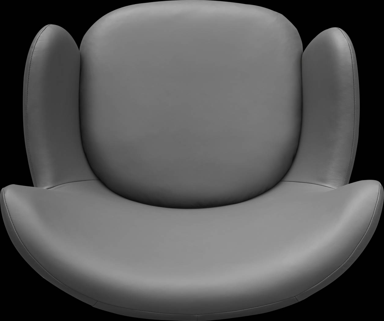 Nanmart Gray Swivel Accent Chair - Thumbnail - Image 6