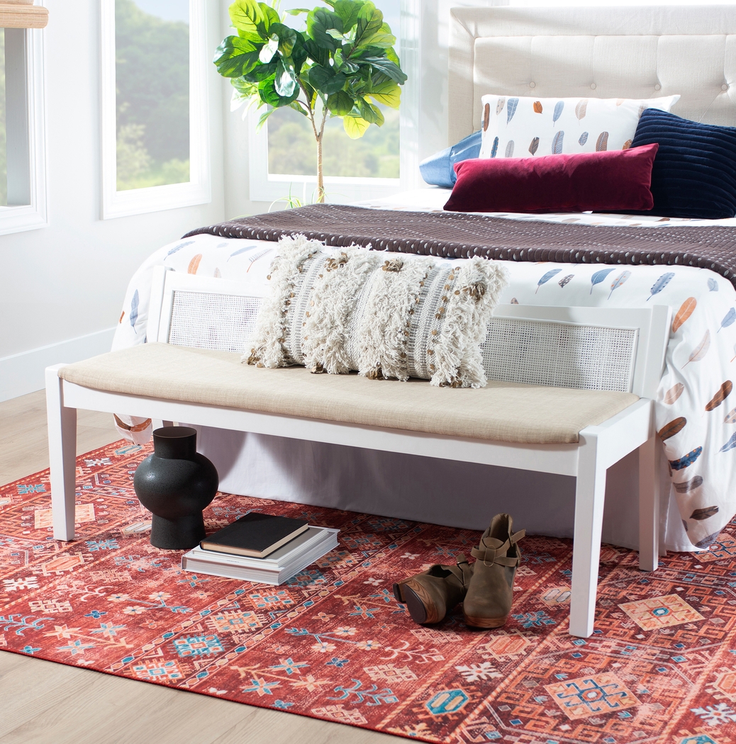 Nantes White Bench - Thumbnail - Image 2