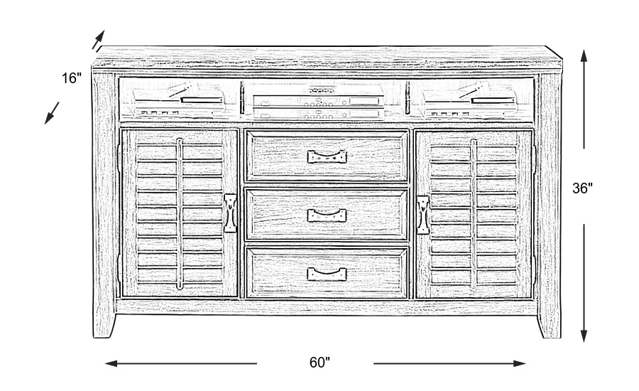 Dimension Image. Please refer to the Dimension Tab on this page for dimension details.