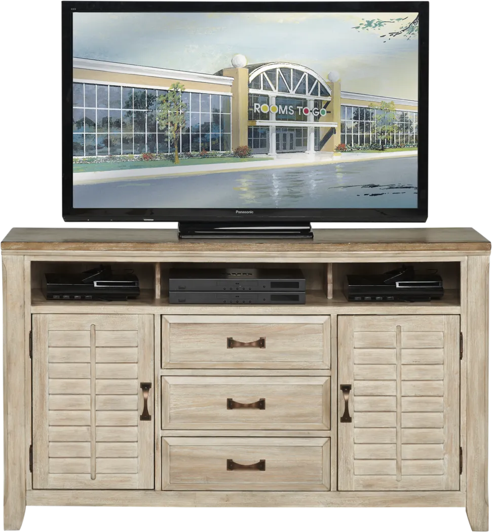 Nantucket Breeze 60 in. Bisque Console - Thumbnail - Image 1