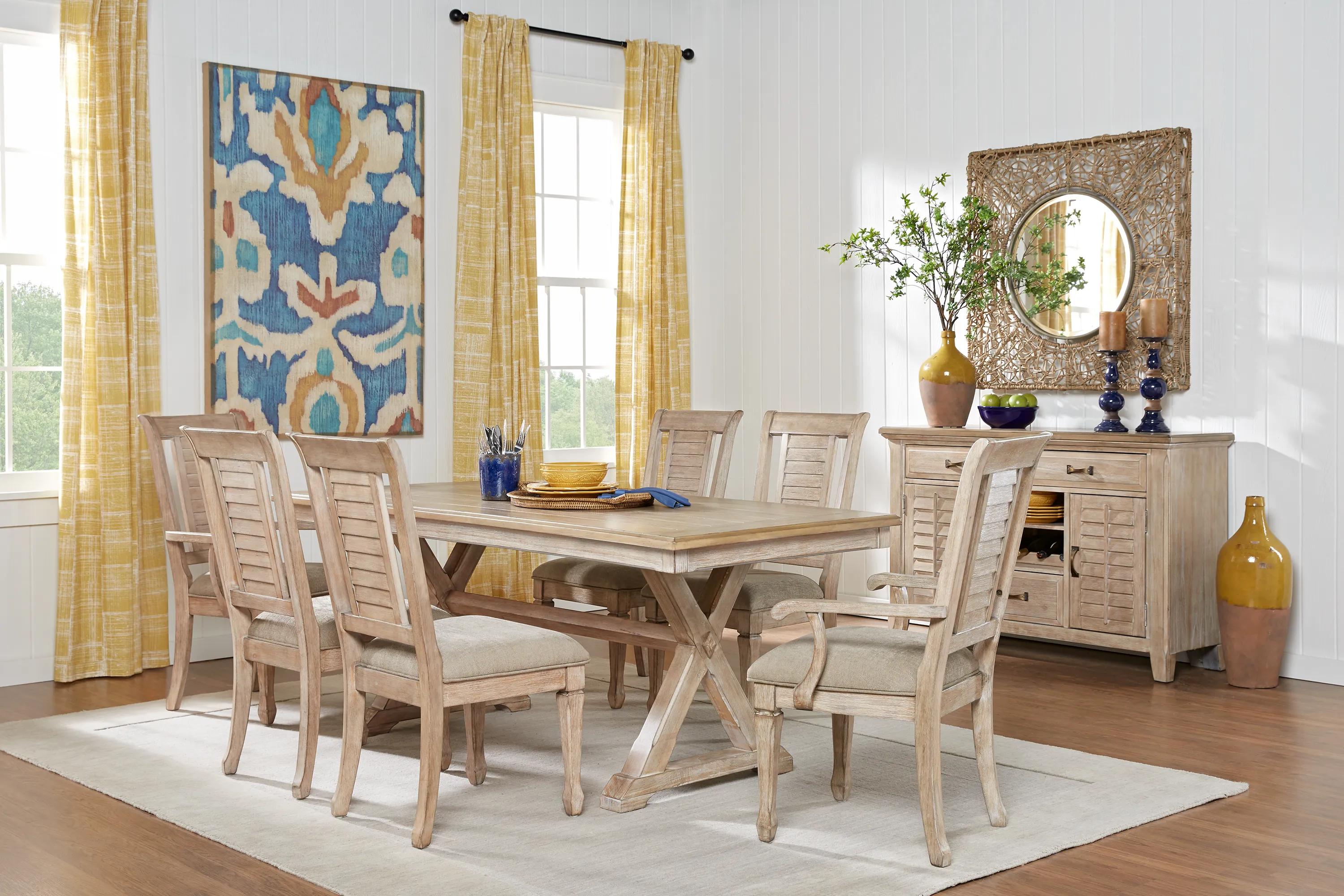 Nantucket Breeze Bisque 5 Pc Dining Room - Thumbnail - Image 1