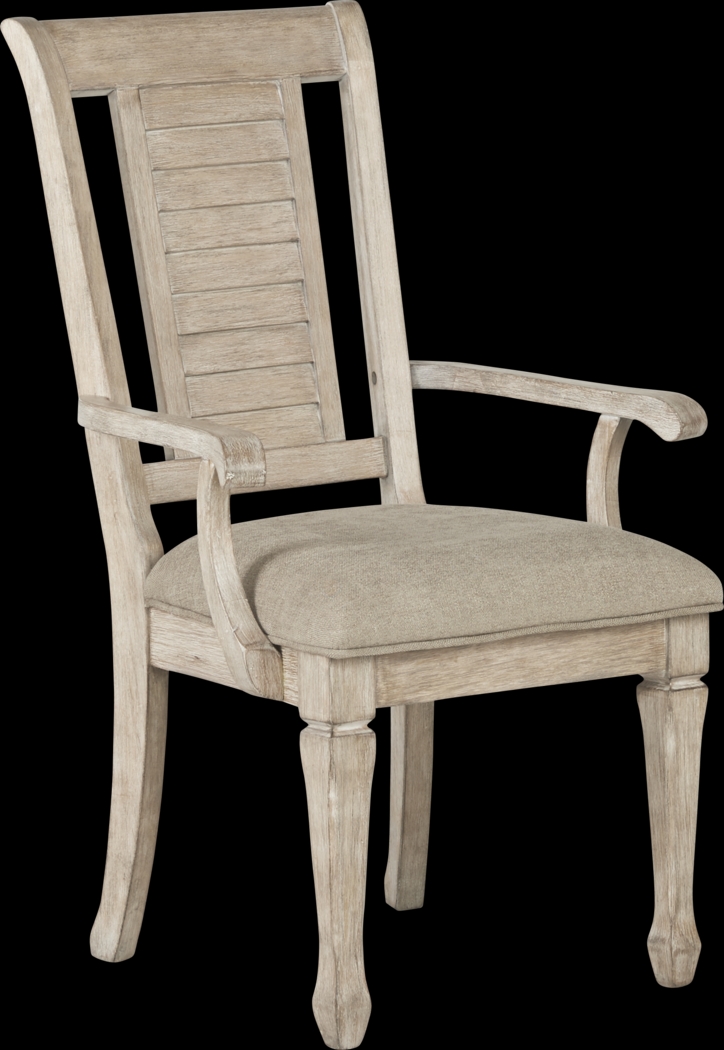 Nantucket Breeze Bisque Arm Chair - Thumbnail - Image 1