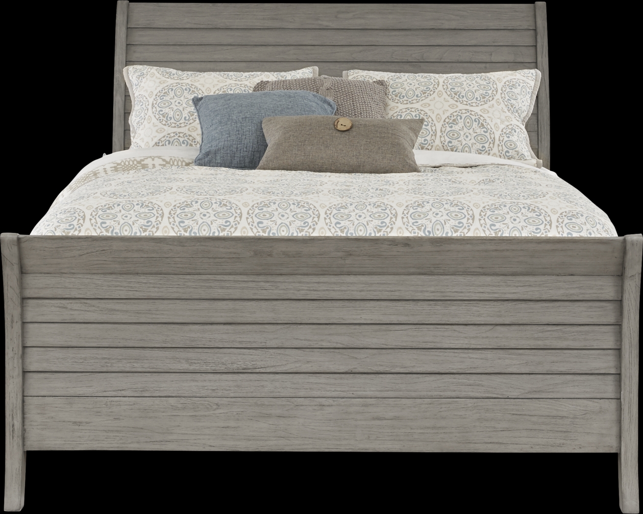 Nantucket Breeze Gray 8 Pc Queen Sleigh Bedroom - Thumbnail - Image 3