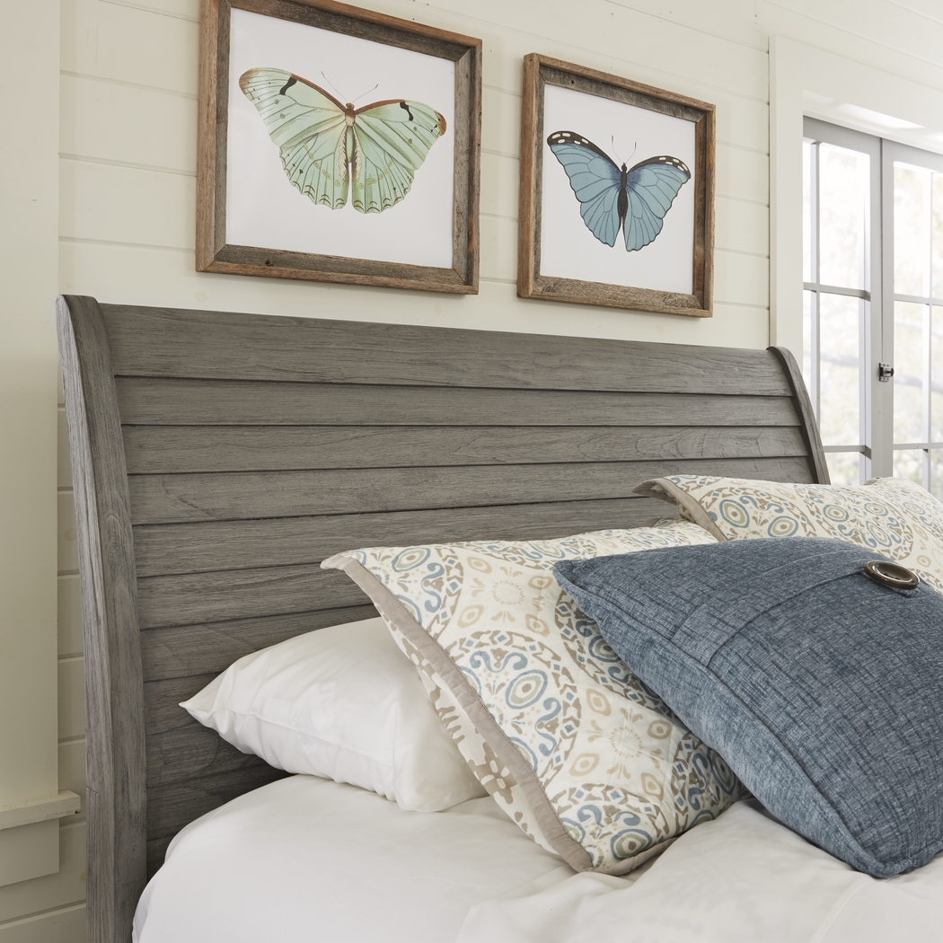 Nantucket Breeze Gray 8 Pc Queen Sleigh Bedroom - Thumbnail - Image 4