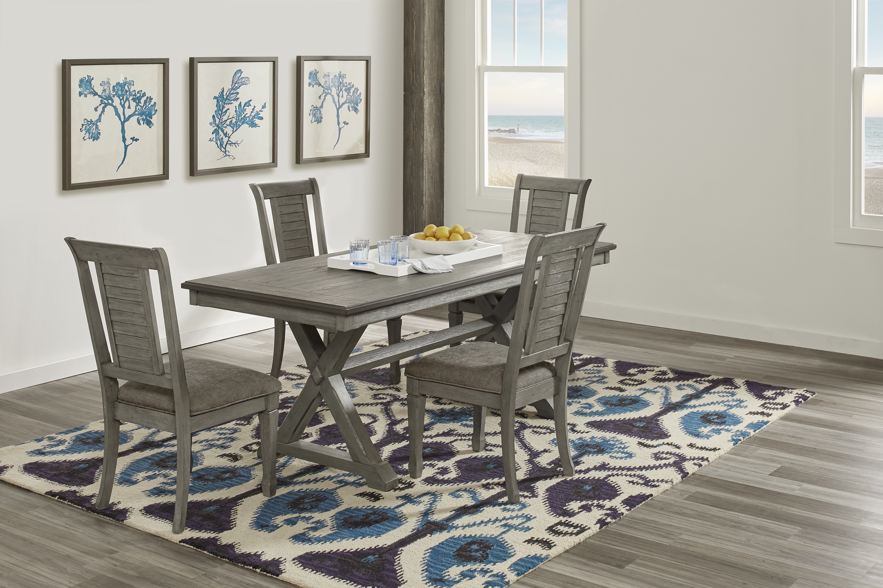 Nantucket Breeze Gray 5 Pc Dining Room - Thumbnail - Image 1