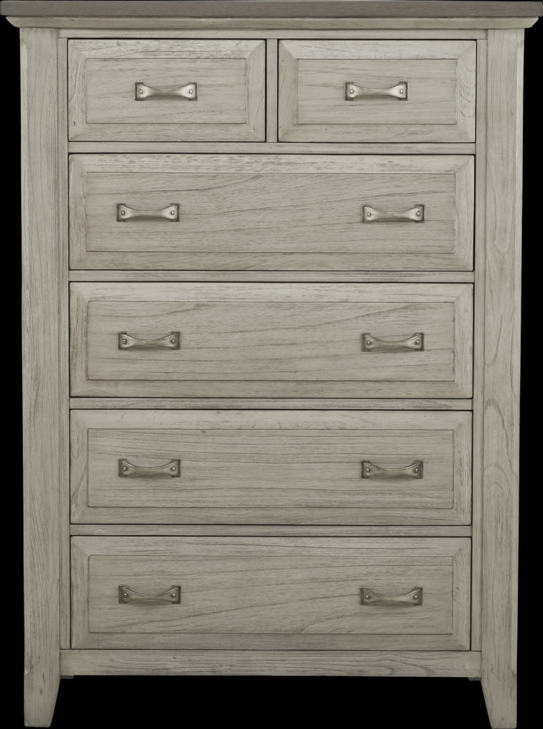 Nantucket Breeze Gray 8 Pc Queen Sleigh Bedroom - Thumbnail - Image 8