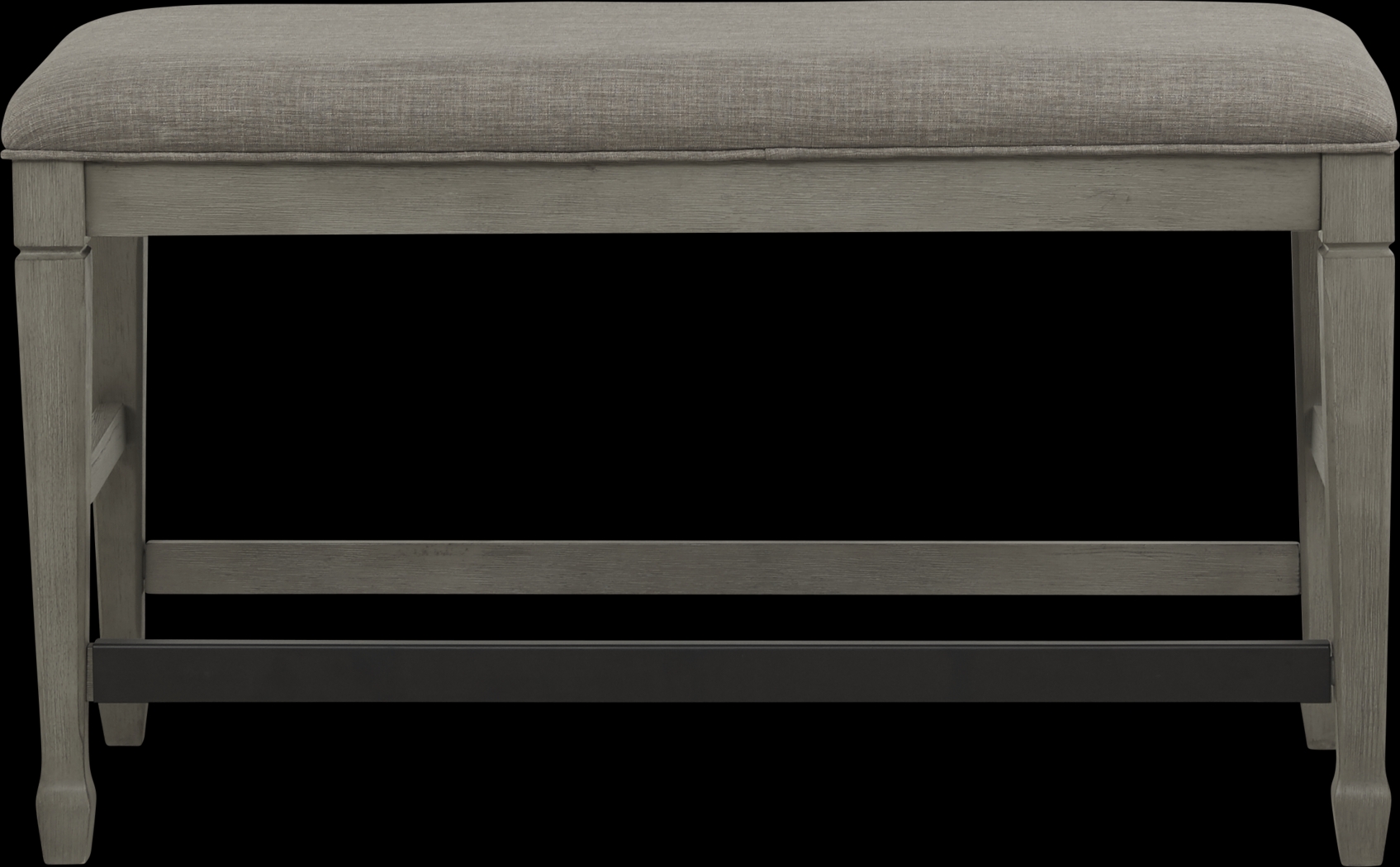 Nantucket Breeze Gray Counter Height Bench - Thumbnail - Image 2