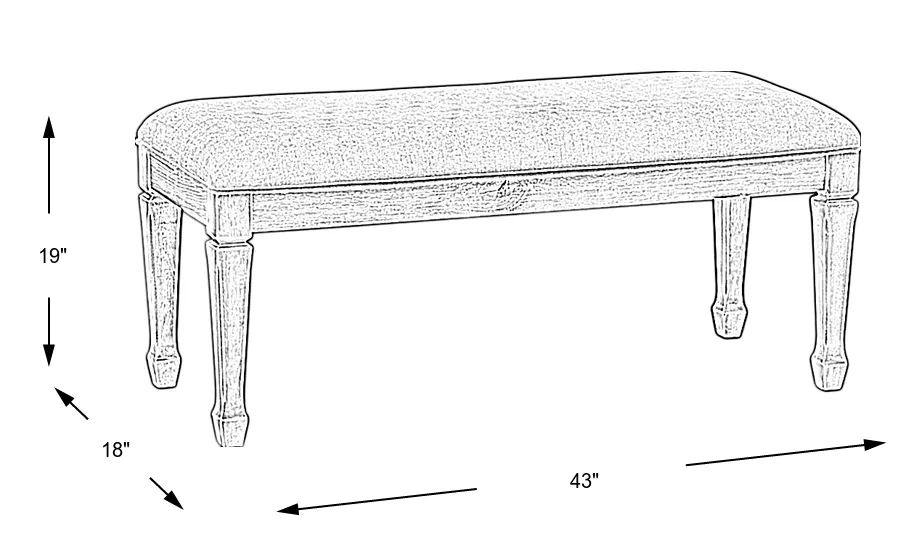 Dimension Image. Please refer to the Dimension Tab on this page for dimension details.