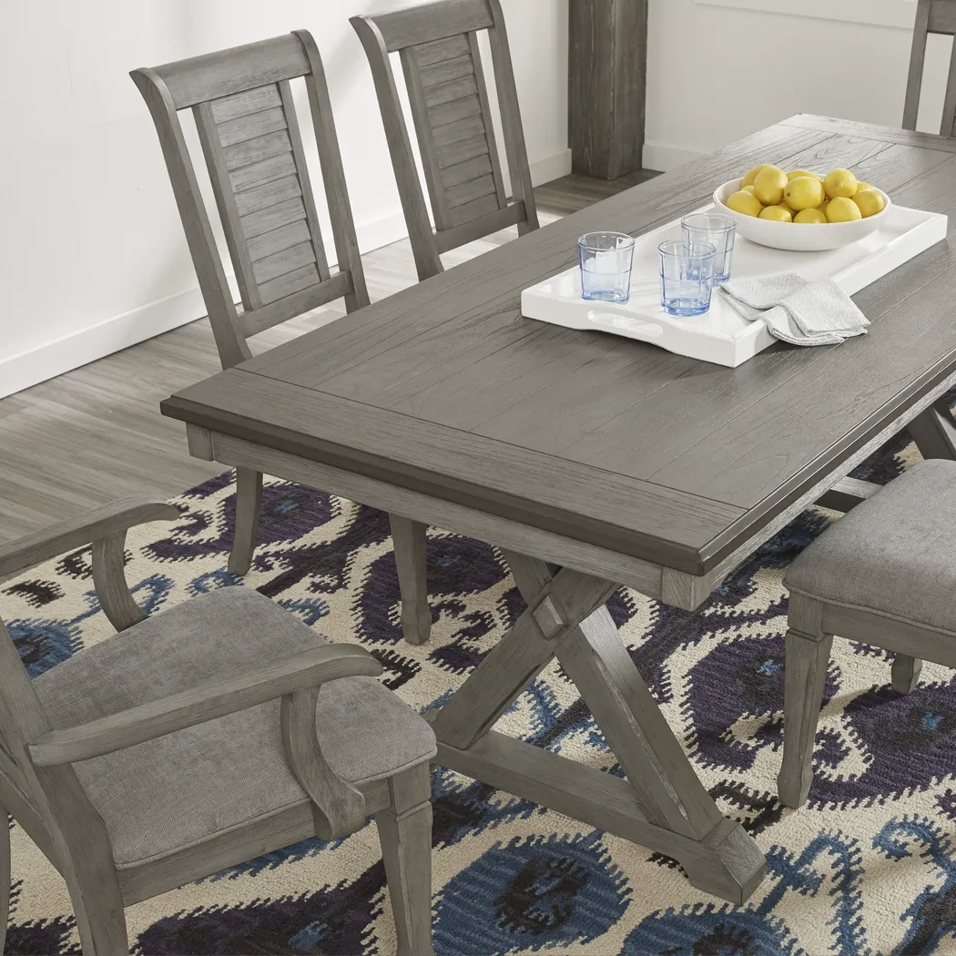 Nantucket Breeze Gray Dining Table - Thumbnail - Image 2