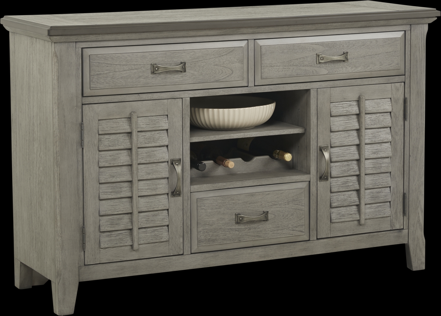 Nantucket Breeze Gray Server - Thumbnail - Image 1