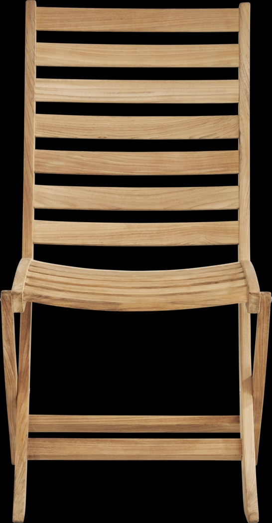 Pleasant Bay Natural 5 Pc Outdoor Folding Dining Set - Thumbnail - Image 6