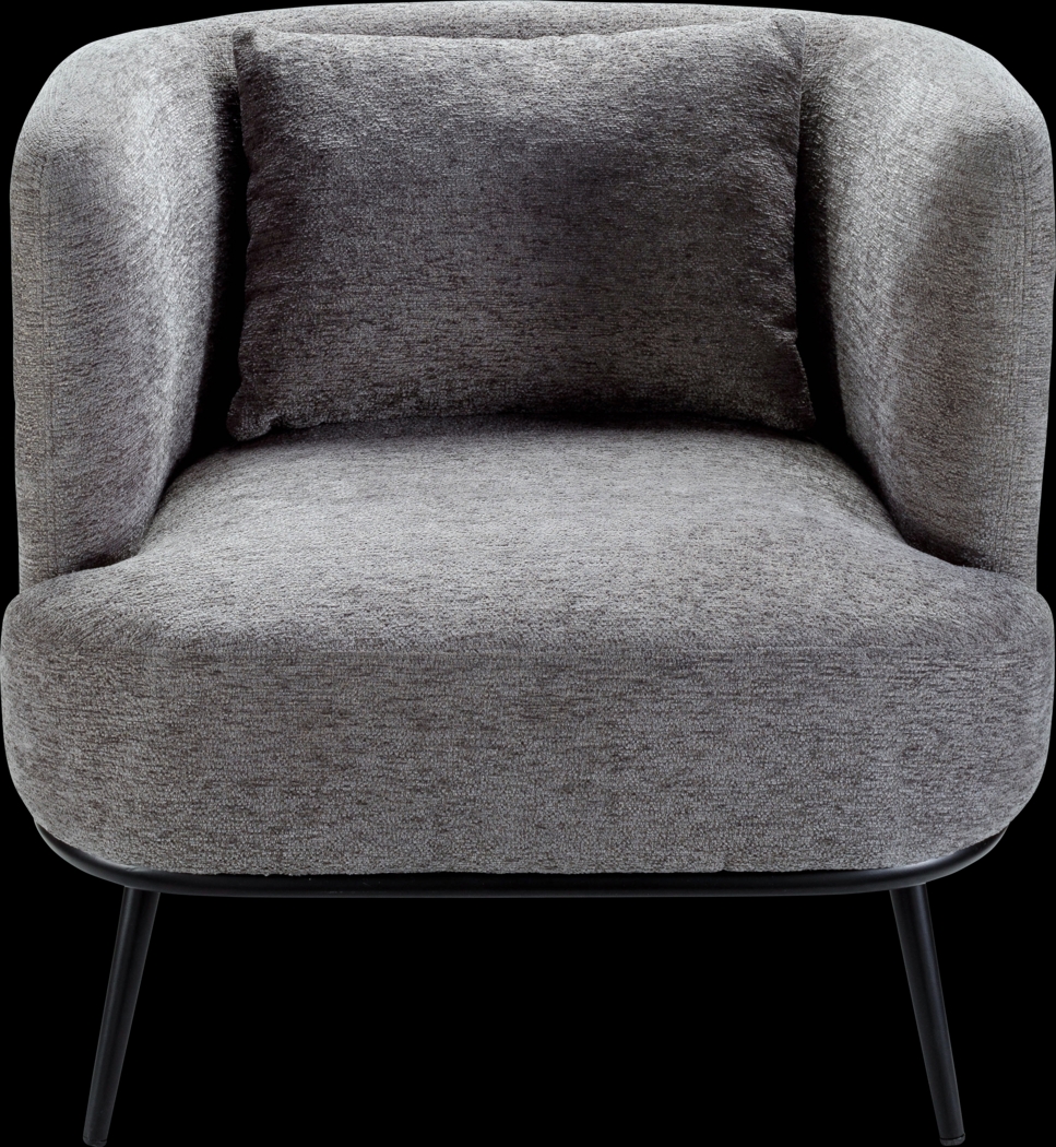 Nanyia Gray Accent Chair - Thumbnail - Image 1
