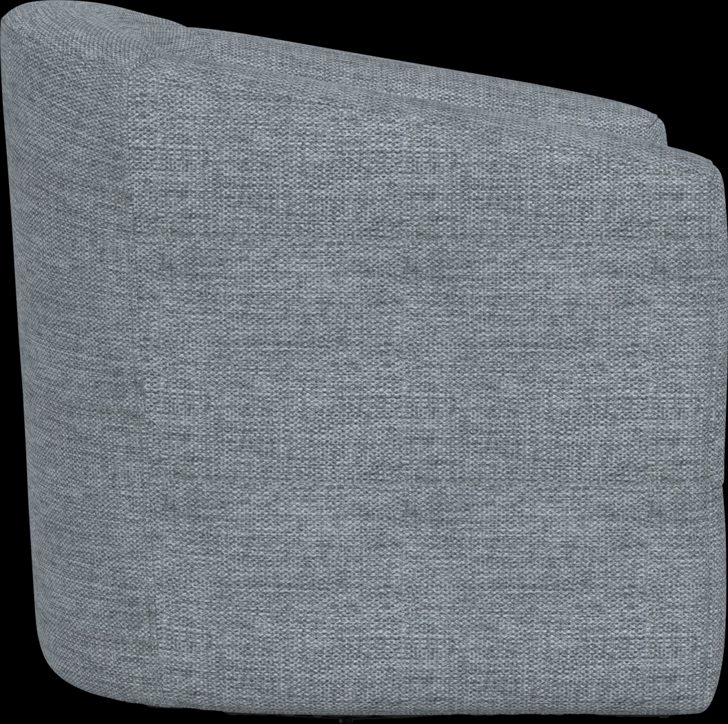 Naoke I Gray Swivel Accent Chair - Thumbnail - Image 4
