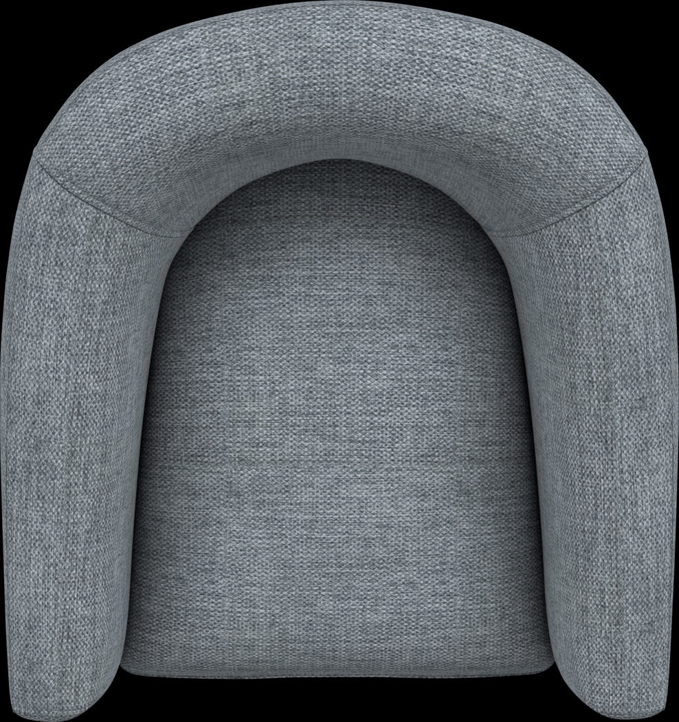 Naoke I Gray Swivel Accent Chair - Thumbnail - Image 5