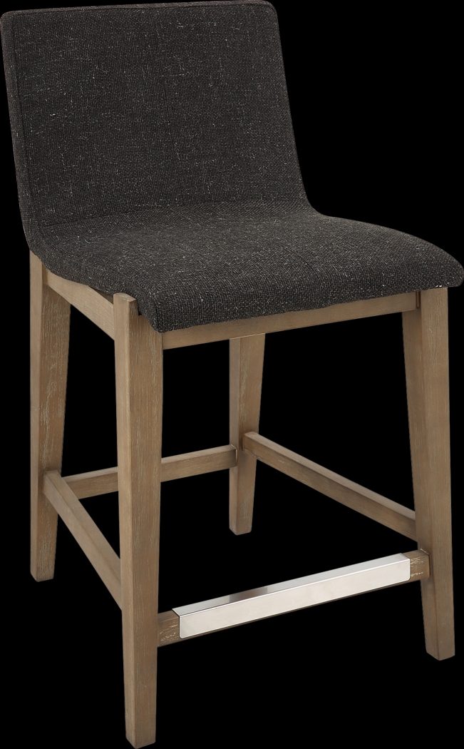 Naos Black Counter Height Stool - Thumbnail - Image 1