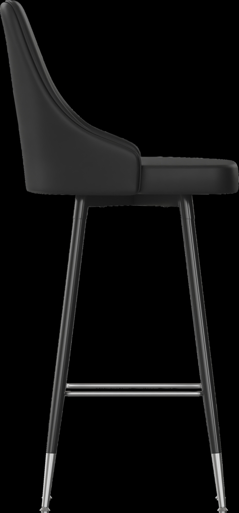 Narain Black Barstool, Set of 2 - Thumbnail - Image 5