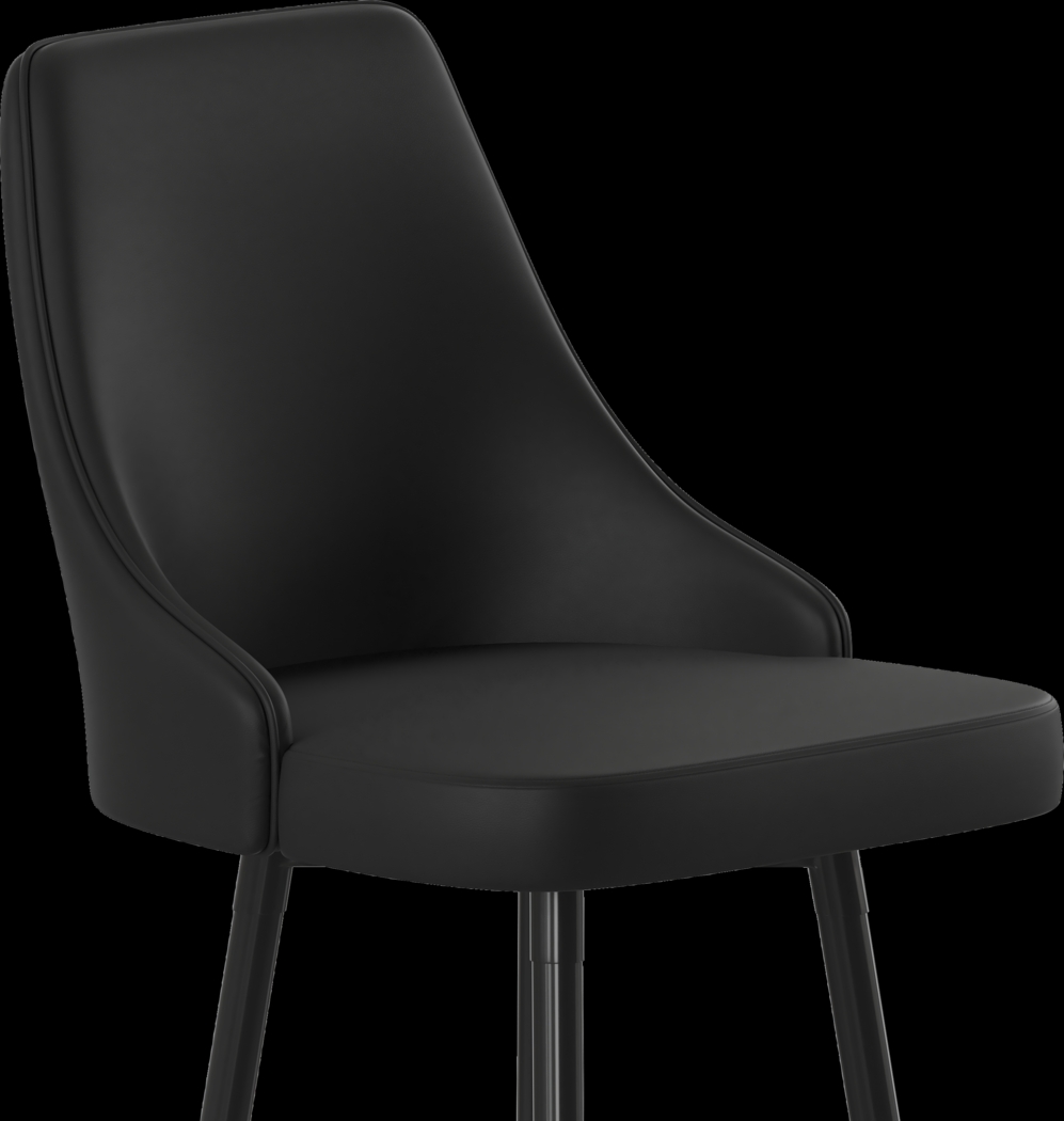 Narain Black Barstool, Set of 2 - Thumbnail - Image 7