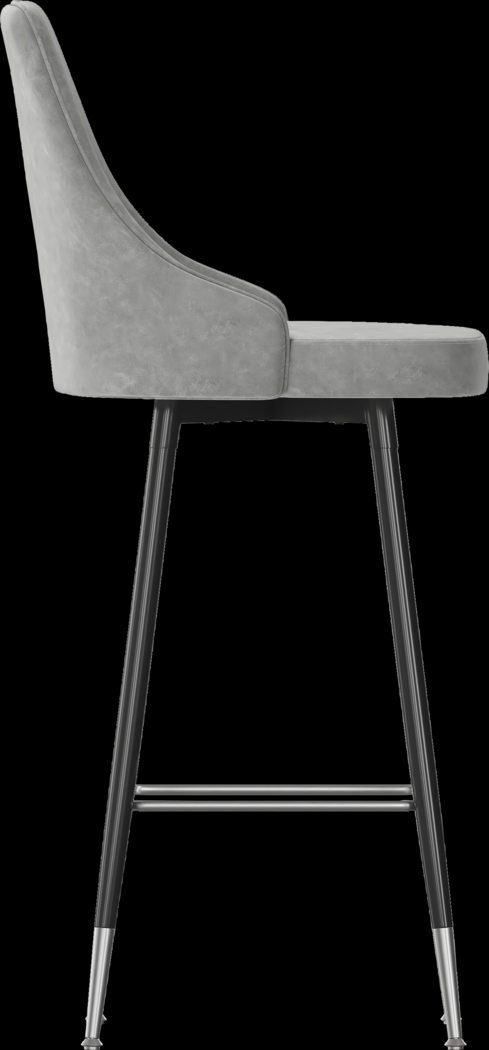 Narain Gray Bar Stool, Set of 2 - Thumbnail - Image 5