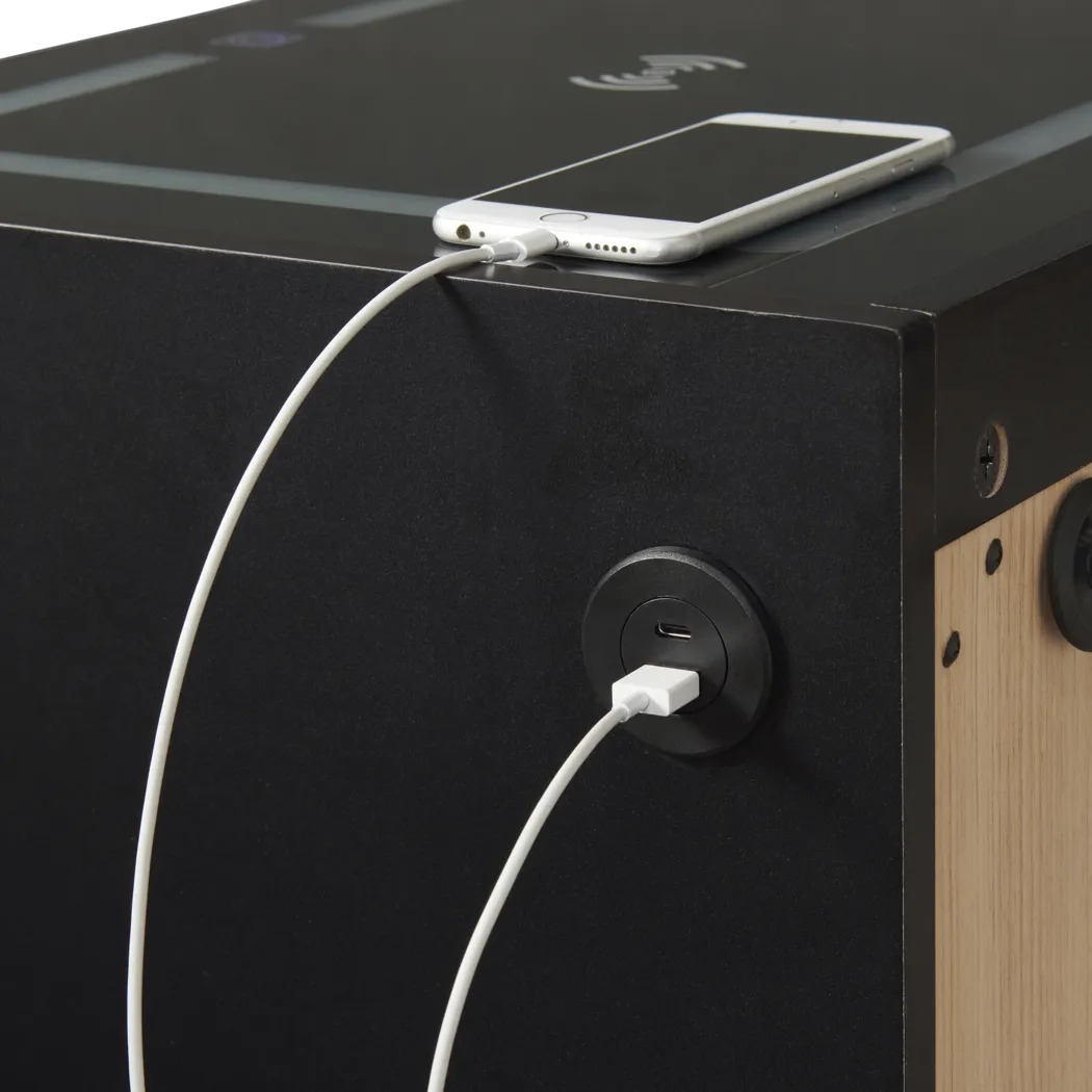 Narcis Black Nightstand - Thumbnail - Image 12