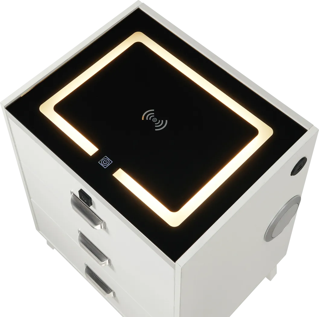 Narcis White Nightstand - Thumbnail - Image 9