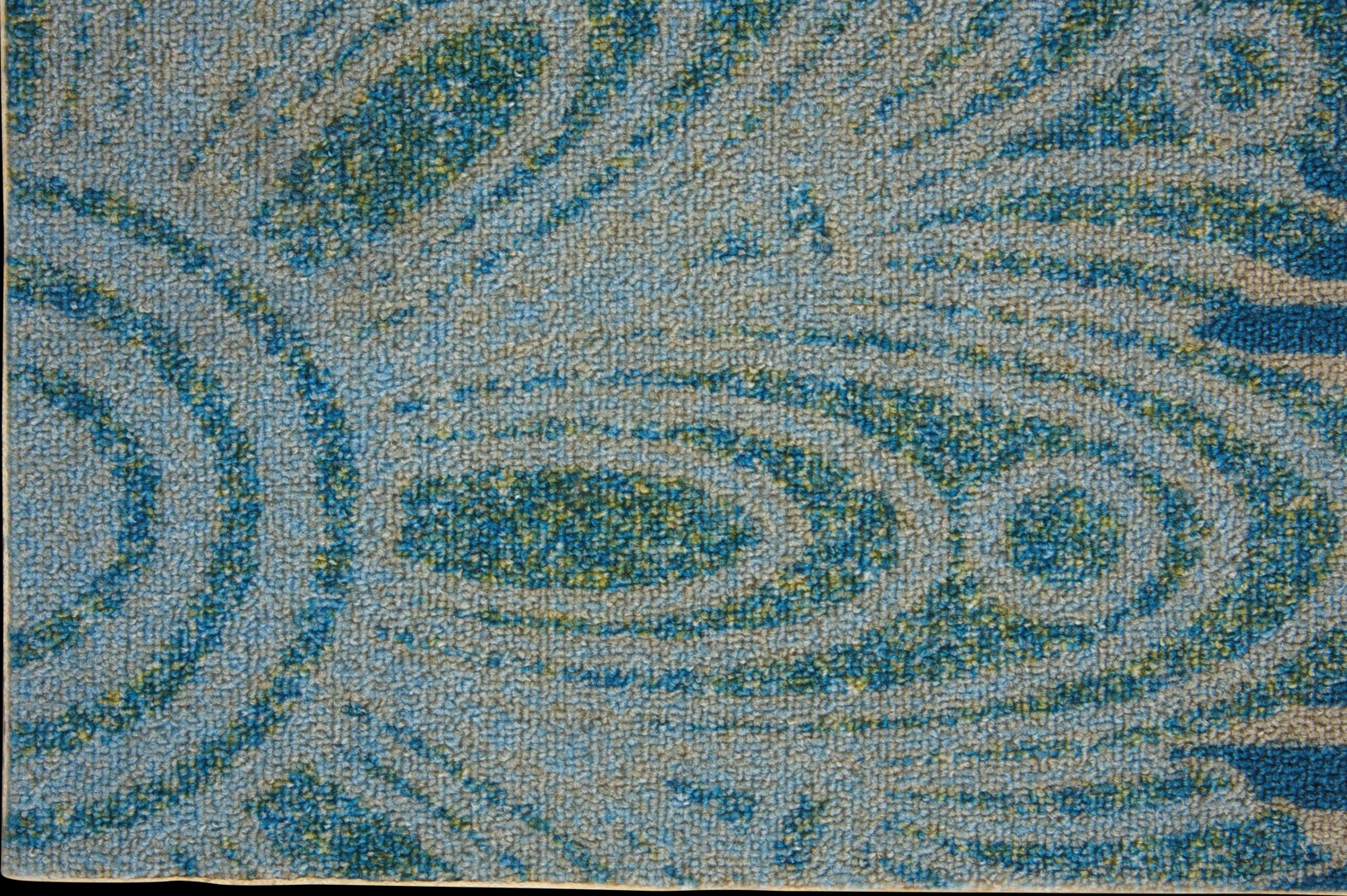 Narely Blue 8' x 11' Indoor/Outdoor Rug - Thumbnail - Image 3