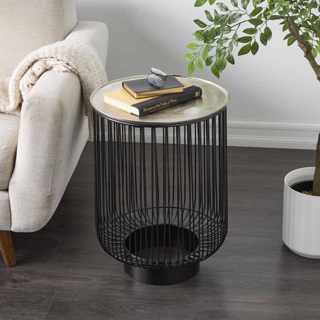 Narfoz Black Accent Table - Thumbnail - Image 2