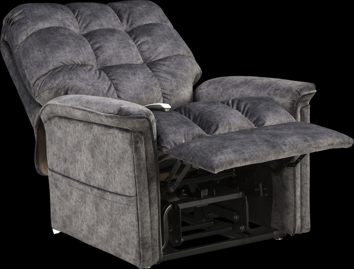 Narin Gray Lift Chair Dual Power Recliner - Thumbnail - Image 4