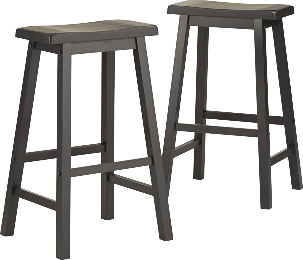 Nario Charcoal Barstools (Set of 2) - Thumbnail - Image 1