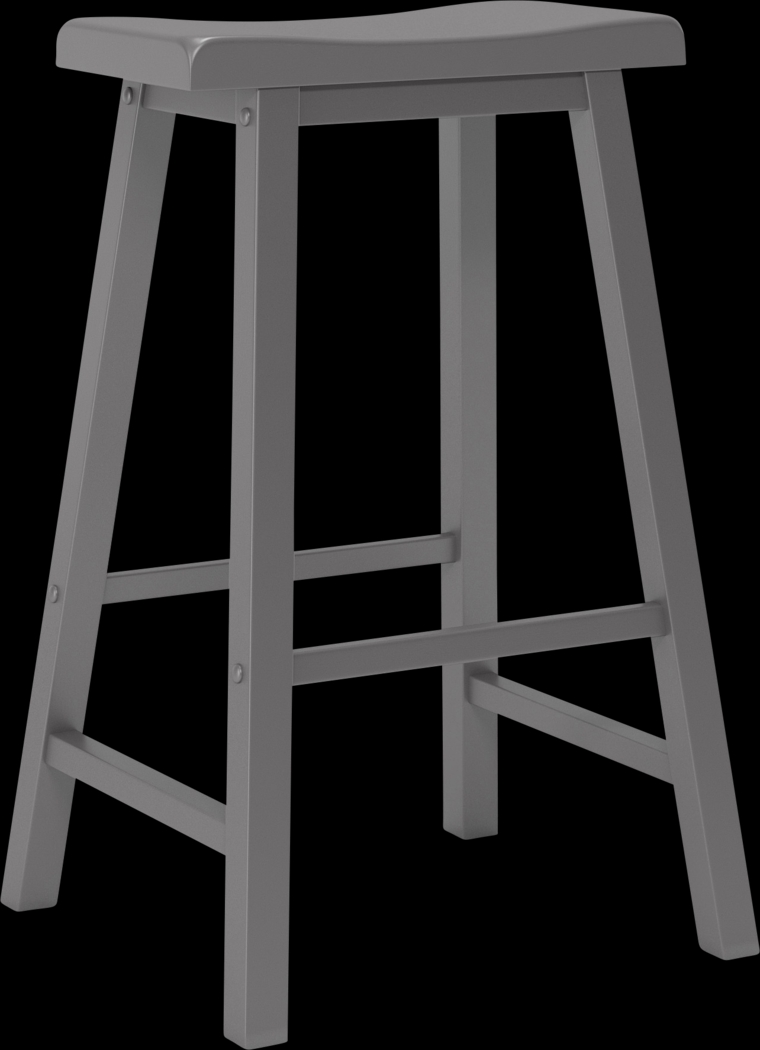 Nario Gray Barstools (Set of 2) - Thumbnail - Image 2