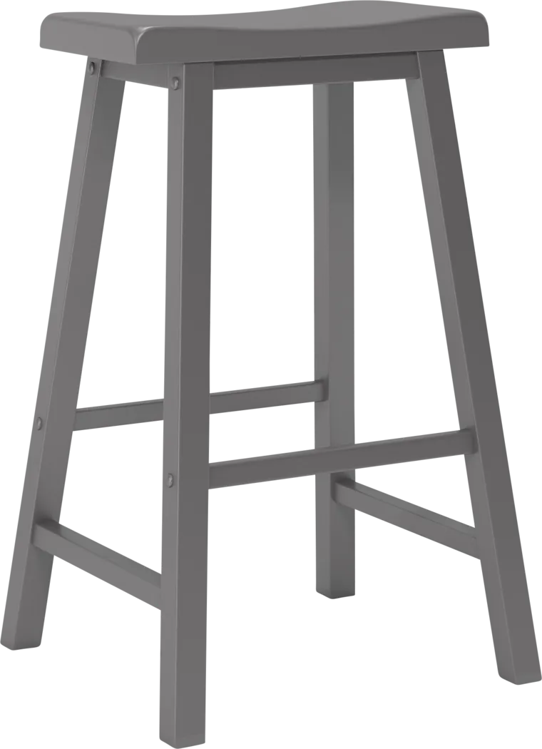 Nario Gray Barstools (Set of 2) - Thumbnail - Image 2