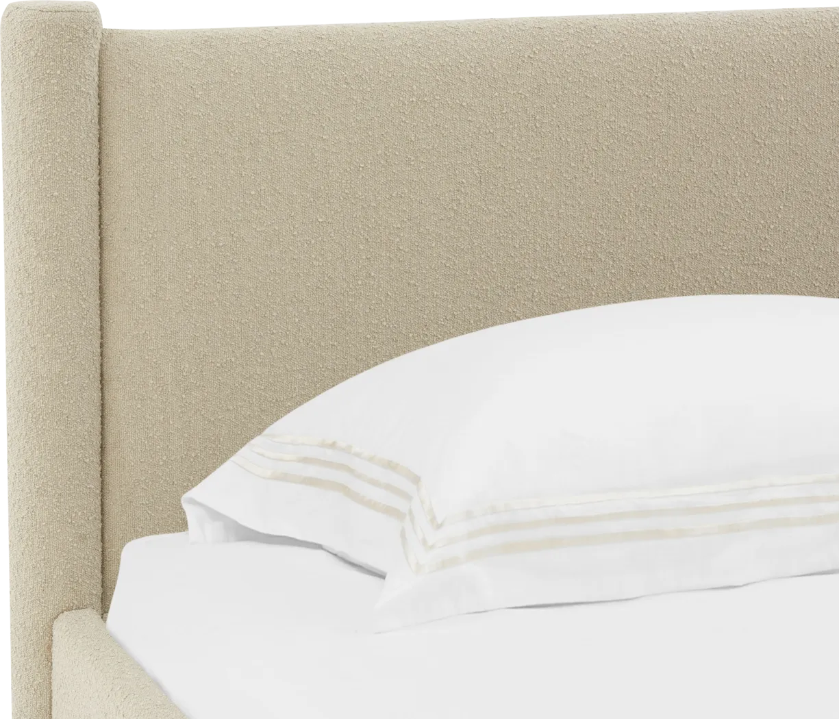 Narset Oatmeal King Bed - Thumbnail - Image 3