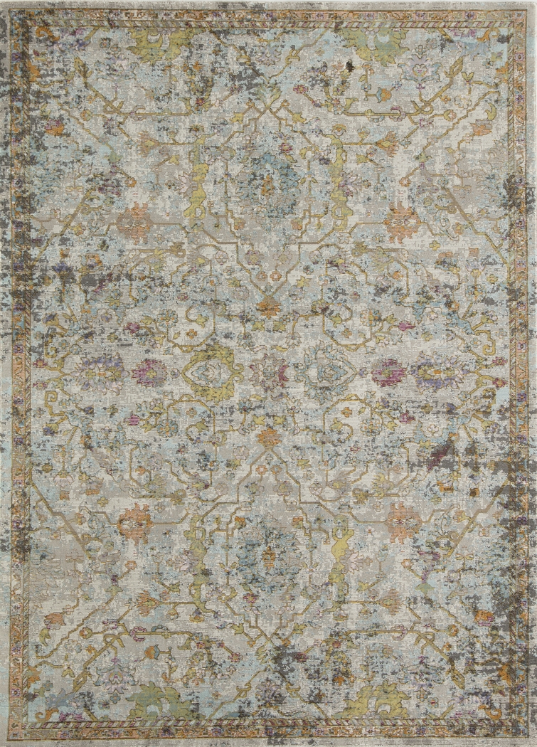 Narveera Gray 5' x 7' Rug - Thumbnail - Image 1