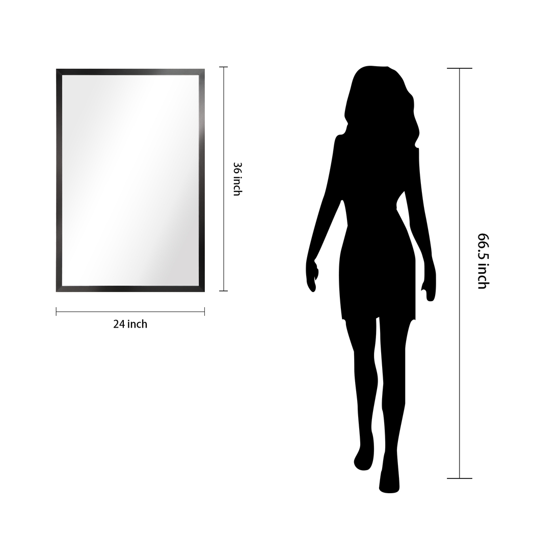 Nasir Black Large Mirror - Thumbnail - Image 8