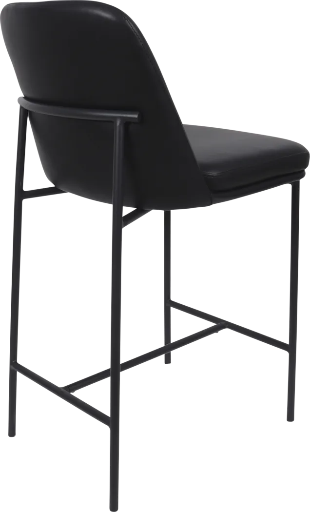 Nasli Black Counter Stool, Set of 2 - Thumbnail - Image 3